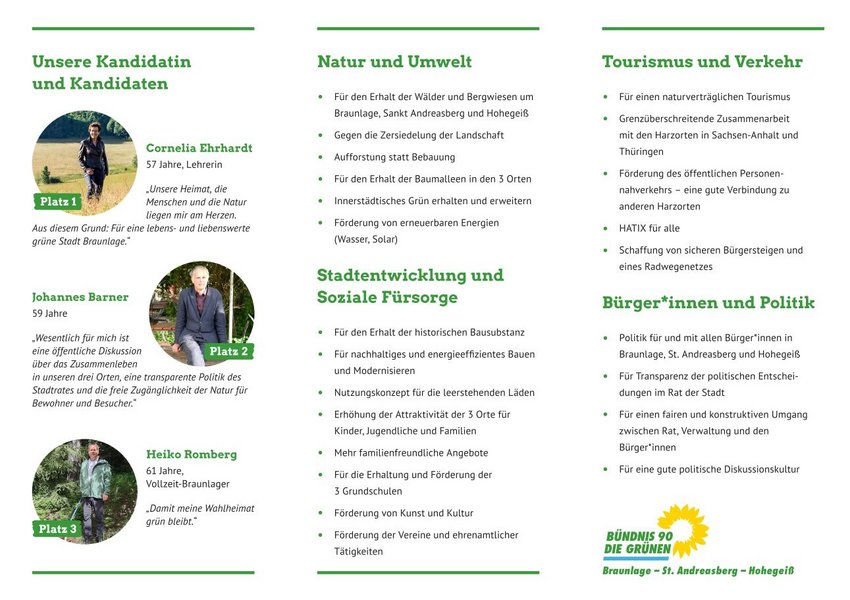 Wahlflyer 2021
